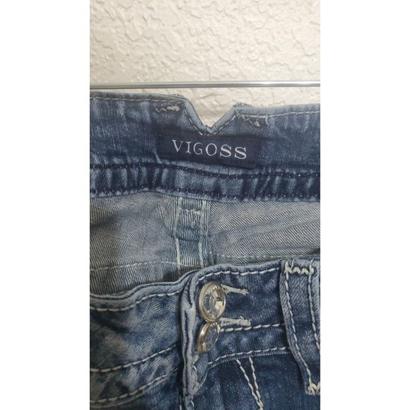 Vigoss Womens Medium Wash The Chelsea Slim Boot Cut Jeans Size 5/6 (28x33) - Picture 2 of 9